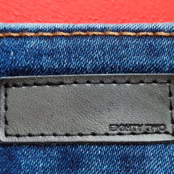 Ardene Eightytwo high rise jegging button fly blue women's size 7 - Picture 6 of 7